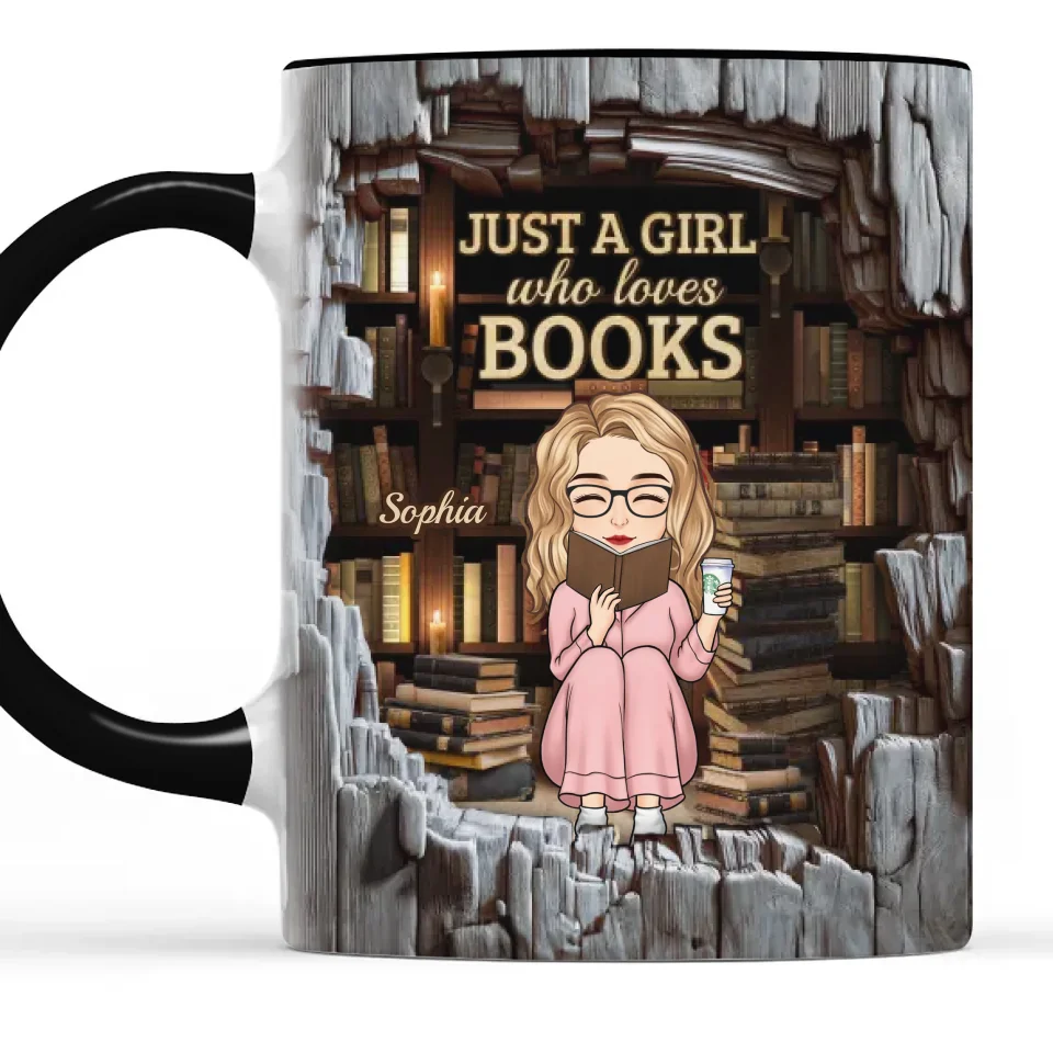 La lecture nourrit mon âme - Mug personnalisé - Cadeau de Noël pour les amoureux des livres