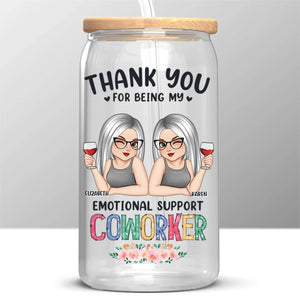 Ceci est votre rappel que vous êtes génial - Tasse en verre personnalisée Bestie, tasse à café glacé - Cadeau de Noël pour les meilleurs amis, BFF, sœurs, collègues