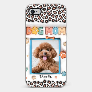 Coque de téléphone personnalisée avec photo féline « Joyeux Noël » pour chien et chat, effet gonflant 3D, imprimée et transparente - Cadeau de Noël pour les propriétaires et les amoureux des animaux