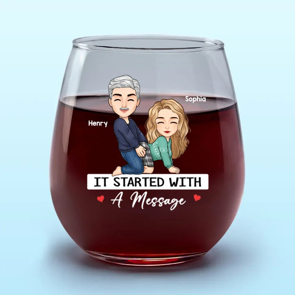 Tu fais ressortir le meilleur de moi-même - Verre à vin personnalisé pour couple - Cadeau pour mari et femme, anniversaire