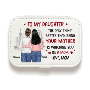 Te voir devenir maman est ma plus grande joie - Coffret à bijoux personnalisé pour famille - Cadeau pour maman, grand-mère
