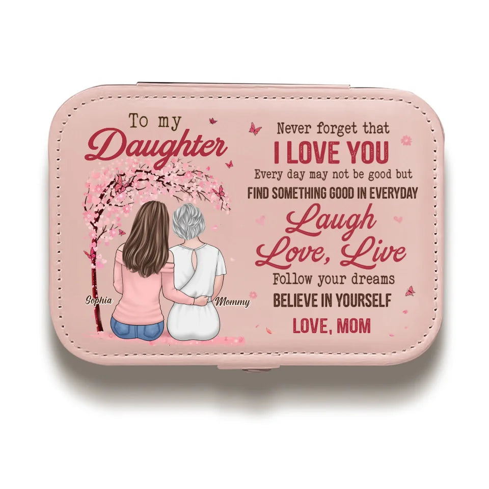 Find Something Good In Everyday - Family Personalized Custom Jewelry Case - Gift For Mom, Grandma