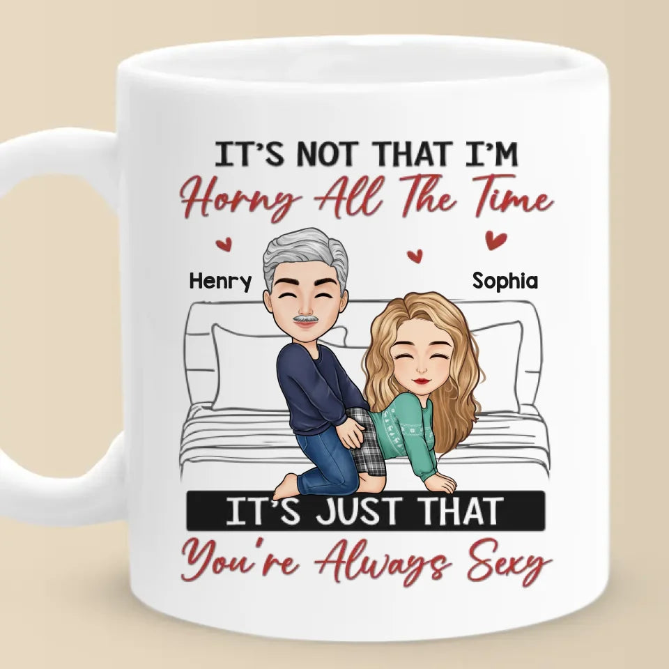 Notre amour est plus doux que les cannes de bonbon - Tasse personnalisée pour couple - Cadeau de Noël pour mari et femme, anniversaire
