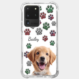 Coque de téléphone transparente personnalisée avec photo « Mon meilleur ami a quatre pattes » pour chien et chat, effet gonflable 3D personnalisé, imprimée, cadeau pour propriétaires et amoureux des animaux
