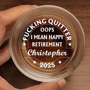 Quand chaque jour est un samedi - Verre à whisky personnalisé pour collègues - Appréciation, cadeau de retraite pour collègues, amis de travail, collègues