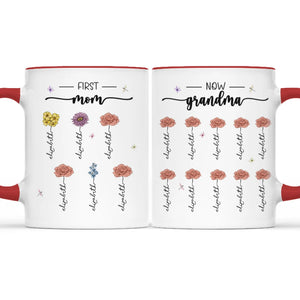 Nous sommes nés de l'amour, l'amour est notre mère - Tasse personnalisée avec accents pour la famille - Fête des mères, cadeau pour maman, grand-mère