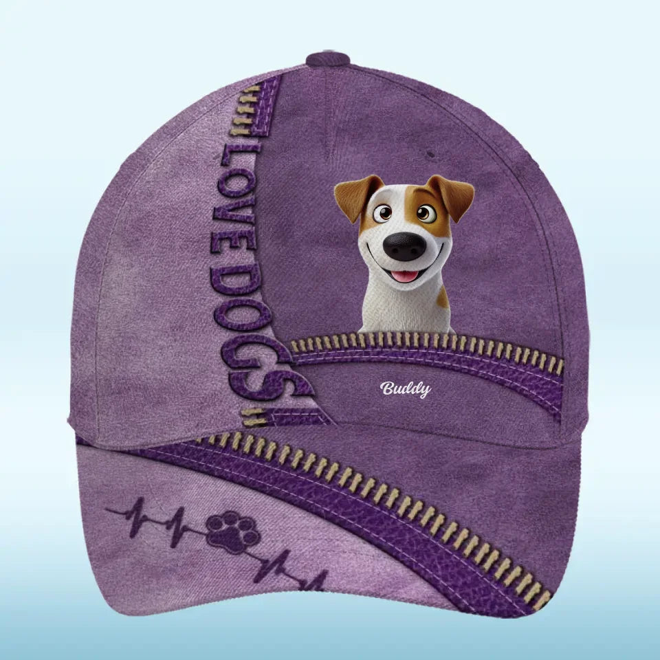 La fourrure est le lieu où l'on trouve une loyauté inconditionnelle - Chapeau personnalisé pour chien, casquette classique à imprimé intégral - Cadeau pour propriétaires et amoureux des animaux