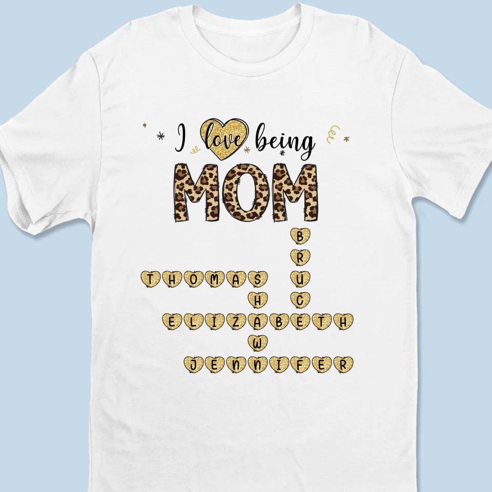 Être grand-mère est la plus grande joie de mon cœur - T-shirt unisexe personnalisé pour la famille, T-shirt premium, sweat à capuche - Cadeau pour maman, grand-mère