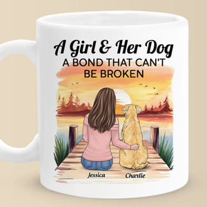 Son chien, son âme sœur - Mug personnalisé pour chien - Cadeau pour les propriétaires et les amoureux des animaux