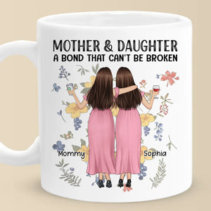 Le plus beau cadeau que ma mère m'a offert, c'est son amitié - Mug personnalisé pour la famille - Cadeau pour maman et fille