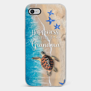 Cet amour est aussi vaste et profond que l'océan - Coque de téléphone transparente personnalisée effet gonflé 3D pour famille - Cadeau pour maman, grand-mère