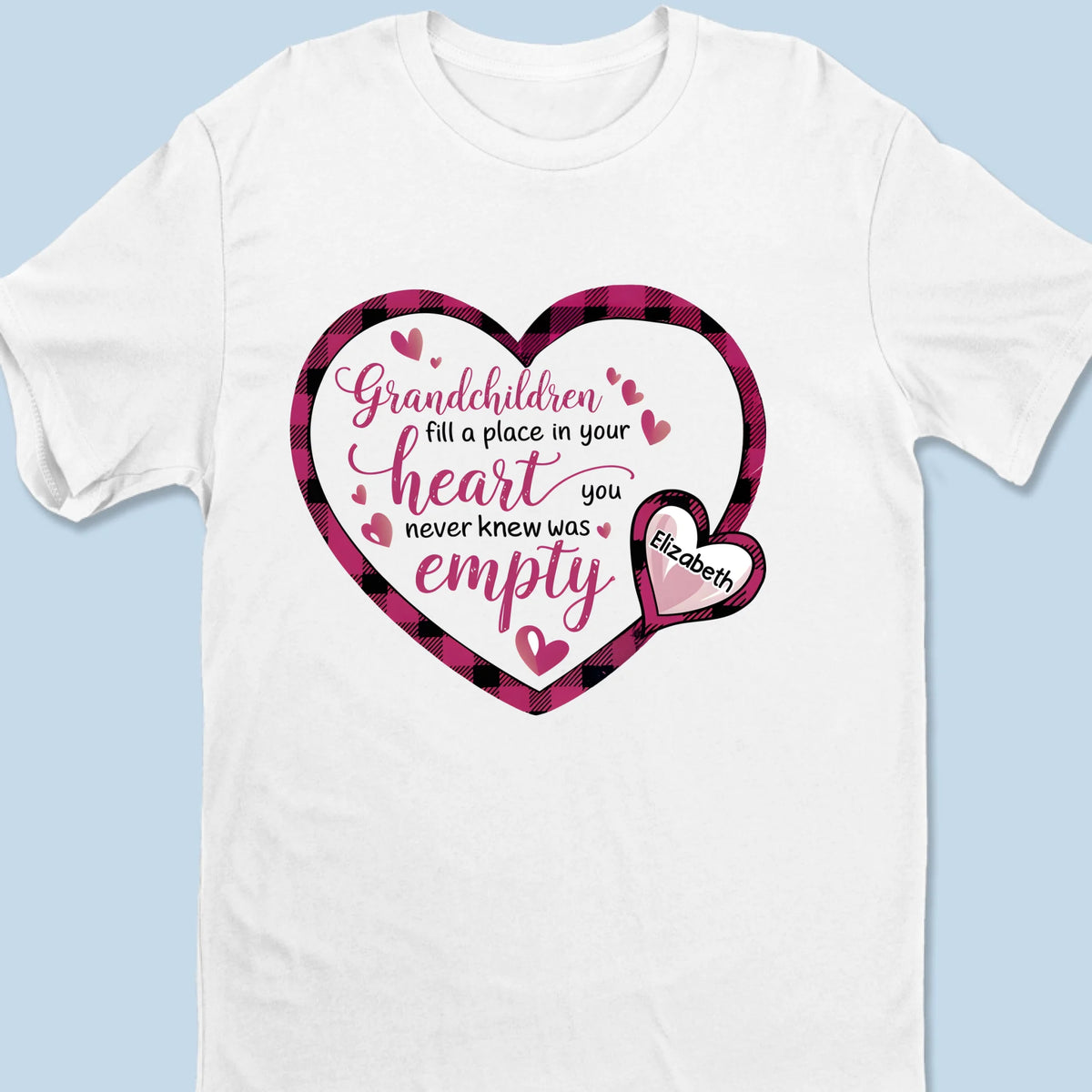 Les petits-enfants occupent une place importante dans votre cœur - T-shirt unisexe personnalisé pour la famille, t-shirt premium, sweat à capuche - Cadeau pour grand-mère, grand-père, petit-enfant