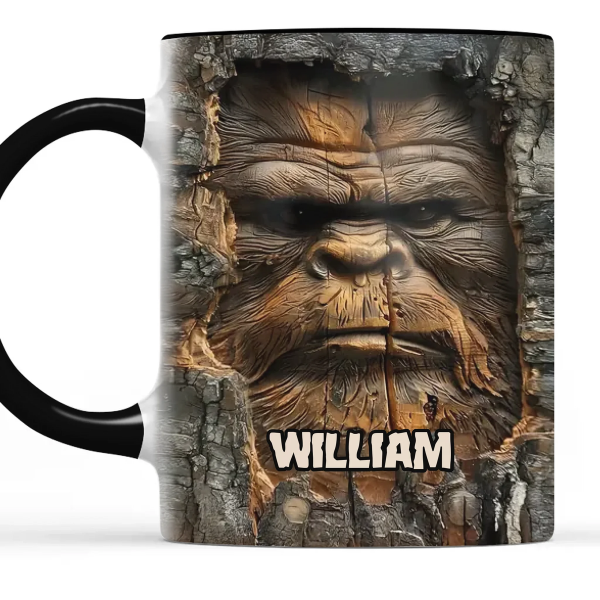 Roi de la jungle, maître des vibrations - Mug personnalisé avec effet gonflable 3D imprimé - Cadeau pour vous-même, vos meilleurs amis, vos frères et sœurs, les membres de votre famille
