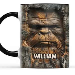 Roi de la jungle, maître des vibrations - Mug personnalisé avec effet gonflable 3D imprimé - Cadeau pour vous-même, vos meilleurs amis, vos frères et sœurs, les membres de votre famille