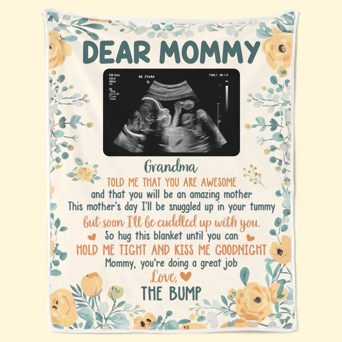 Couverture personnalisée pour célébrer la joie d'un nouveau départ - Couverture personnalisée pour la famille - Cadeau de naissance, cadeau pour la première maman