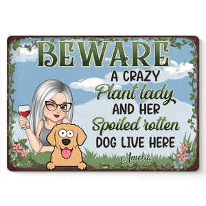 Un rappel amusant : les animaux de compagnie font d'une maison un foyer - Plaque en métal personnalisée pour chien - Cadeau de pendaison de crémaillère pour les propriétaires et les amoureux des animaux