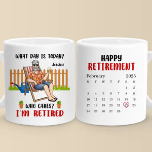 La retraite, c'est la liberté en action - Mug personnalisé pour collègue - Appréciation, cadeau de retraite pour collègues, amis de travail, collègues