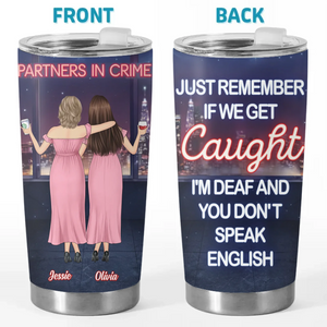 Créateurs de chaos depuis le premier jour - Gobelet personnalisé Bestie - Cadeau pour meilleures amies, meilleures amies, sœurs