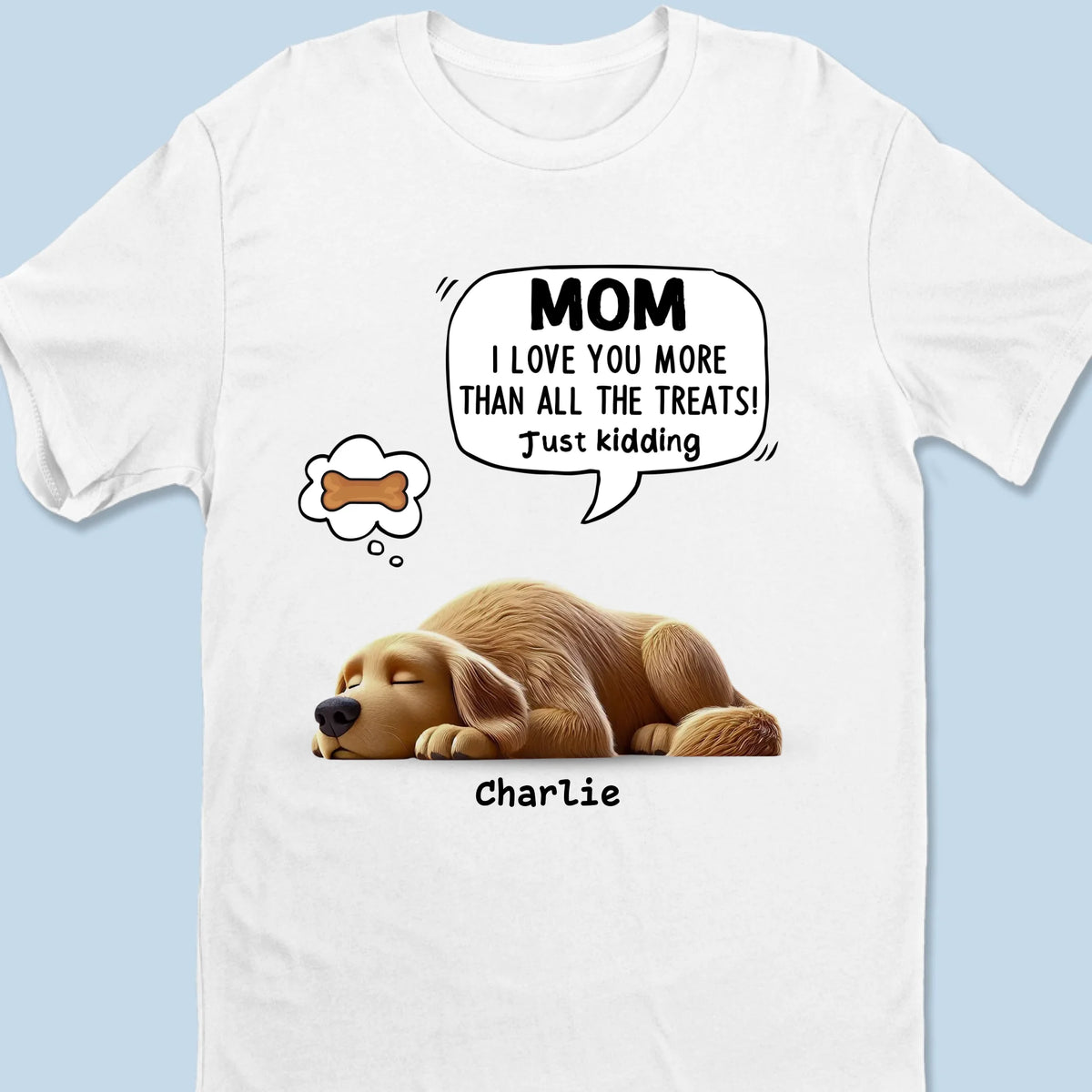 Aucune friandise ne peut égaler mon amour pour toi - T-shirt unisexe personnalisé pour chien, t-shirt premium, sweat à capuche - Cadeau pour propriétaires d'animaux et amoureux des animaux