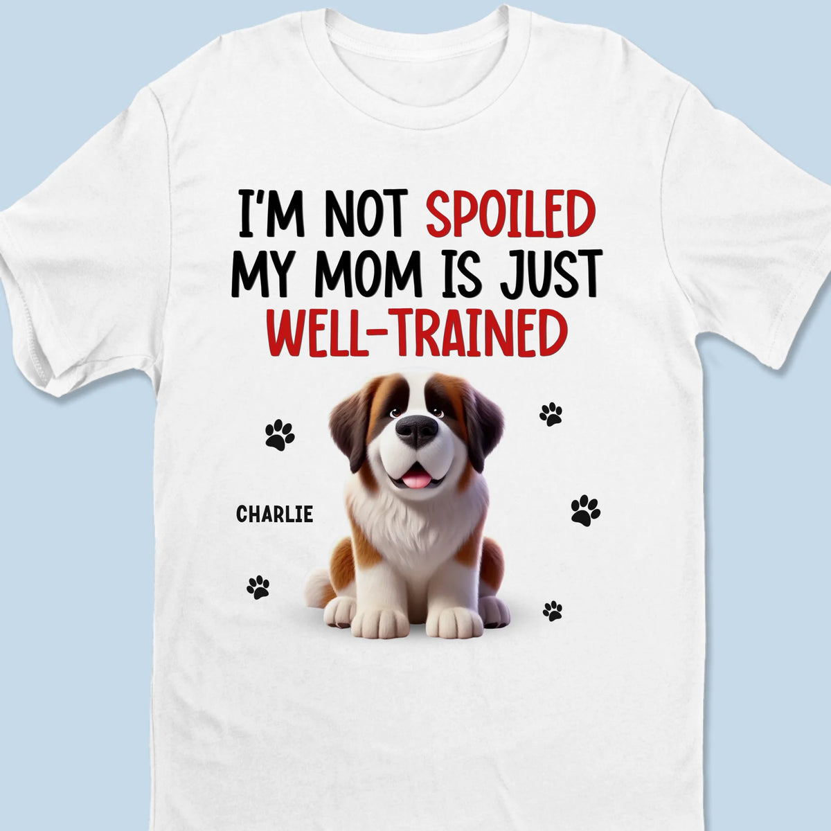 Mes parents sont bien dressés ! T-shirt unisexe personnalisé pour chien, haut de gamme, sweat à capuche ! Cadeau pour propriétaires et amoureux des animaux.