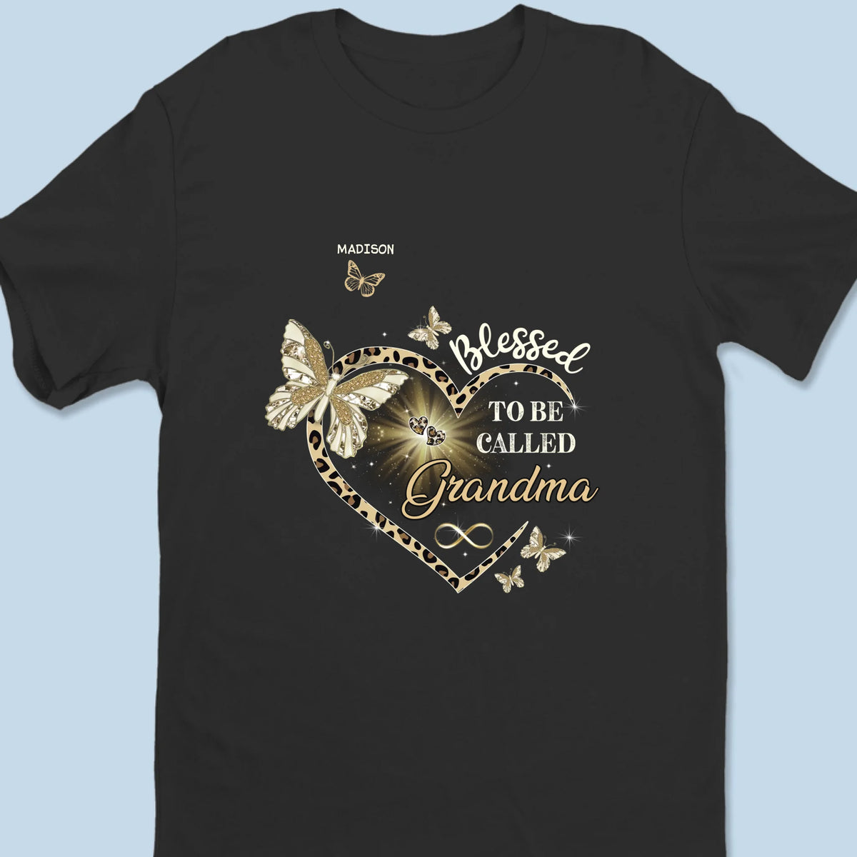 L'amour d'une grand-mère perdure - T-shirt unisexe personnalisé pour la famille, t-shirt premium, sweat à capuche - Cadeau pour maman, grand-mère