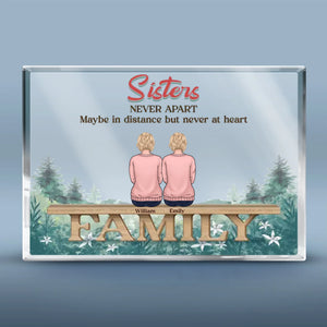 Blessed To Be In This Family - Family Personalized Custom Rectangle Shaped Acrylic Plaque - Gift For Family Members, Siblings, Brothers, Sisters