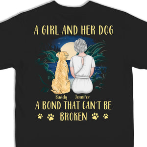 Paws, Love, And Endless Adventures - Dog Personalized Custom Back Printed Unisex T-shirt, Hoodie, Sweatshirt - Gift For Pet Owners, Pet Lovers