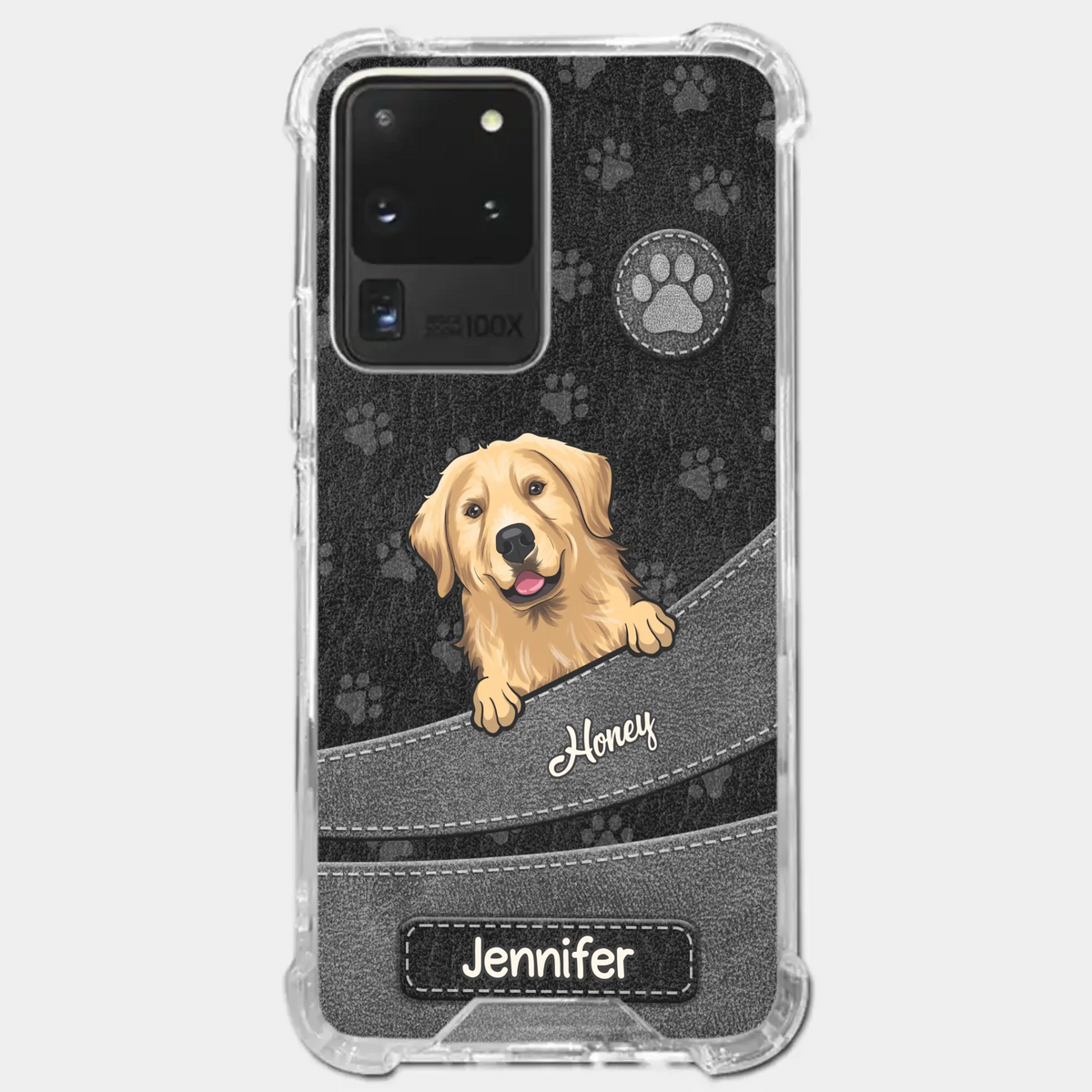 Un petit chien va t'aimer - Coque de téléphone transparente personnalisée pour chien - Cadeau pour les propriétaires et les amoureux des animaux