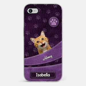 Coque de téléphone personnalisée avec photo « Amour inconditionnel à quatre pattes » pour chien et chat – Cadeau pour propriétaires et amoureux des animaux