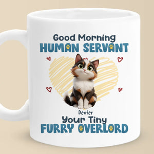 Tasse personnalisée « Paws And Reflect » pour chat – Cadeau pour propriétaires et amoureux des animaux