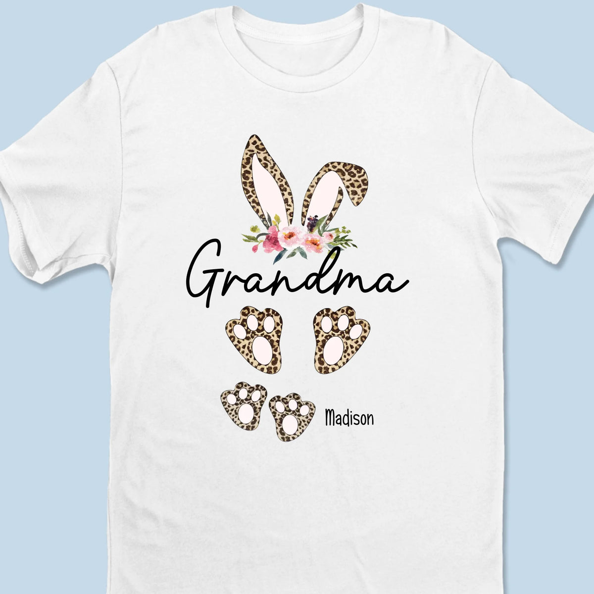 La maison est là où se trouve grand-mère - T-shirt unisexe personnalisé pour la famille, t-shirt premium, sweat à capuche - Cadeau de Pâques pour maman et grand-mère