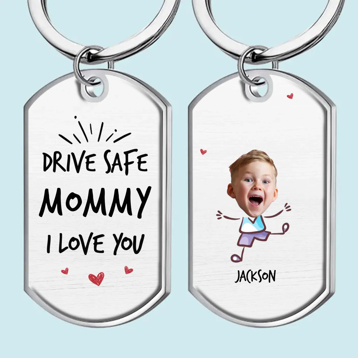 Souvenirs photo personnalisés pour vos proches - Porte-clés personnalisé pour la famille - Cadeau de fête des mères pour les membres de la famille