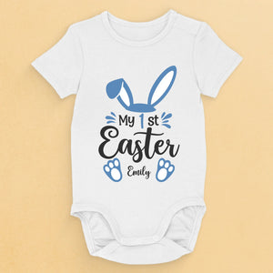 Snuggles, Giggles & Easter Joy - Family Personalized Custom Baby Onesie - Easter Gift For Baby Kids, Newborn Baby