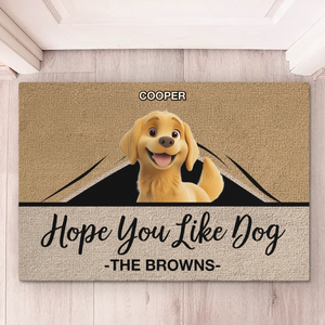 Le bonheur, c'est une maison pleine de chiens ! Tapis décoratif personnalisé pour chien ! Cadeau de pendaison de crémaillère pour les propriétaires et les amoureux des animaux.