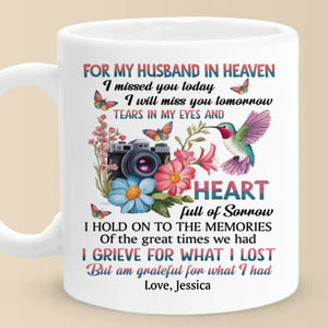 Ton amour me guide toujours - Tasse personnalisée commémorative - Cadeau de condoléances pour les membres de la famille