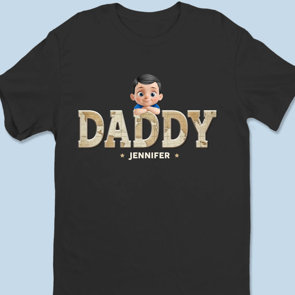 Fier d'être le fils de papa - T-shirt unisexe personnalisé pour la famille, t-shirt premium, sweat à capuche - Fête des pères, cadeau pour papa, grand-père