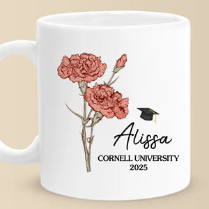 Rêvez grand, travaillez dur, restez concentré - Tasse personnalisée pour la famille - Cadeau de remise de diplôme pour les membres de la famille, les frères et sœurs