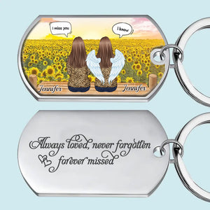 Votre esprit vit pour toujours - Porte-clés personnalisé commémoratif - Cadeau de condoléances pour les membres de la famille