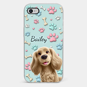 Mon meilleur ami pour toujours - Coque de téléphone transparente personnalisée pour chien - Cadeau pour les propriétaires et les amoureux des animaux