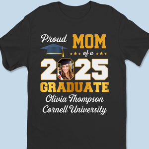 Photo personnalisée : des petits pas aux grands bonds - T-shirt unisexe personnalisé pour la famille, t-shirt premium, sweat à capuche - Cadeau de fin d'études pour les membres de la famille, frères et sœurs