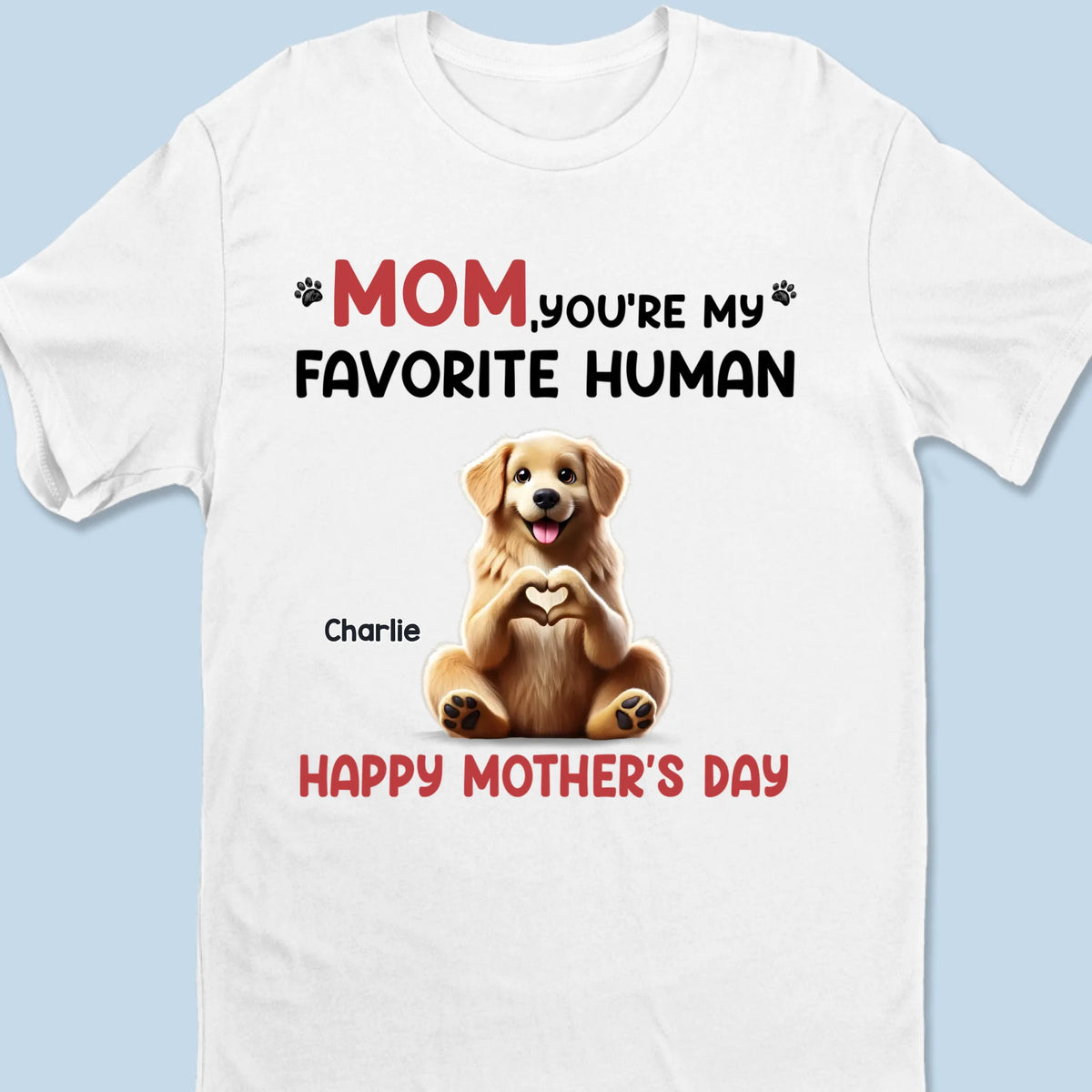 L'amour d'un chien pour sa mère est incomparable - T-shirt unisexe personnalisé pour chien, t-shirt premium, sweat à capuche - Fête des Mères, cadeau pour les propriétaires d'animaux et les amoureux des animaux