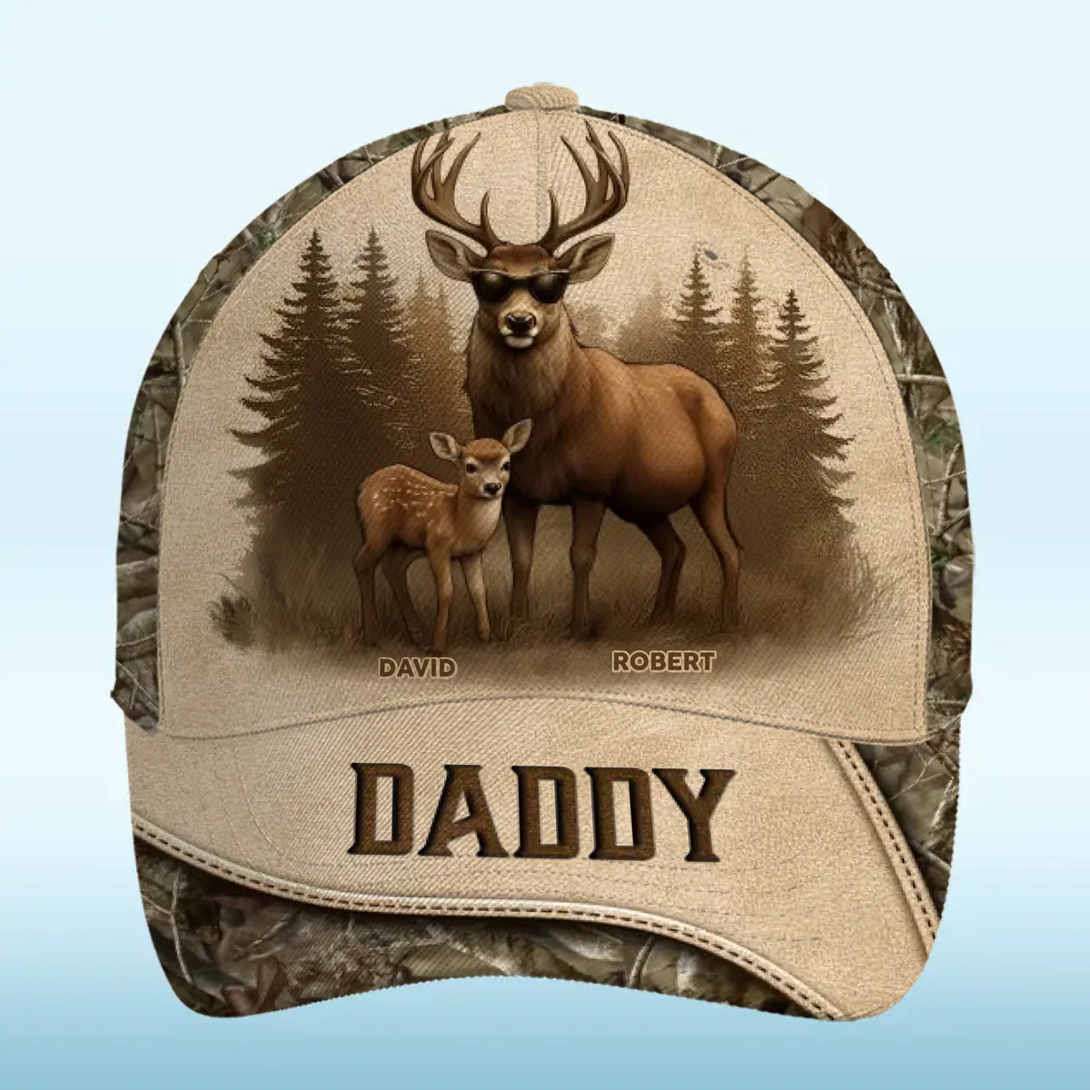 Toujours leader, toujours aimé - Casquette personnalisée pour la famille, casquette classique à imprimé intégral - Fête des pères, cadeau pour papa, grand-père