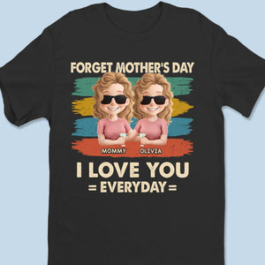 Pas besoin de calendrier pour t'aimer - T-shirt unisexe personnalisé pour la famille, t-shirt premium, sweat à capuche - Fête des Mères, cadeau pour maman