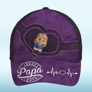 La paternité vous va à ravir - Casquette personnalisée pour la famille, casquette classique à imprimé intégral - Fête des pères, cadeau pour papa, grand-père