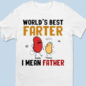 C'est la faute des haricots ou de papa ! T-shirt unisexe personnalisé pour la famille, t-shirt premium, sweat à capuche ! Cadeau pour la fête des pères
