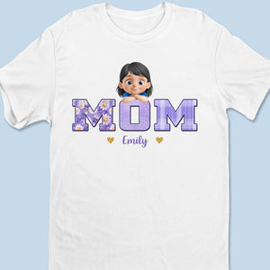 Mama’s Crew, Too Cool And Too Cute - Family Personalized Custom Unisex T-shirt, Premium T-shirt, Hoodie - Mother's Day, Gift For Mom, Grandma