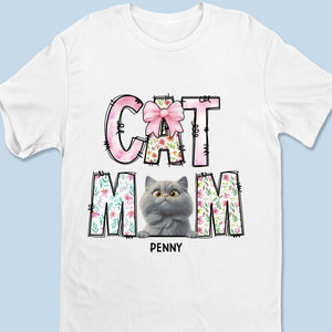 T-shirt unisexe personnalisé « Juste une fille fleurie avec un patron tout doux » - T-shirt premium, sweat à capuche - Fête des Mères, cadeau pour les propriétaires d'animaux et les amoureux des animaux