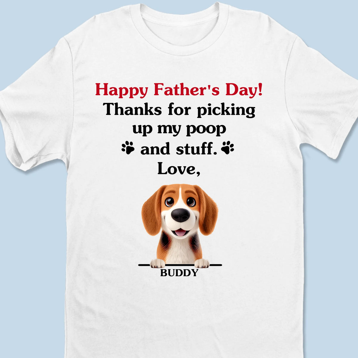 Papa, tu es vraiment le meilleur - T-shirt unisexe personnalisé pour chien, t-shirt premium, sweat à capuche - Fête des pères, cadeau pour papa, propriétaires d'animaux, amoureux des animaux
