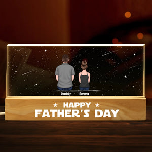 I Am Their Father - Family Personalized Custom Acrylic Letters 3D LED Night Light - Father's Day, Gift For Dad, Grandpa