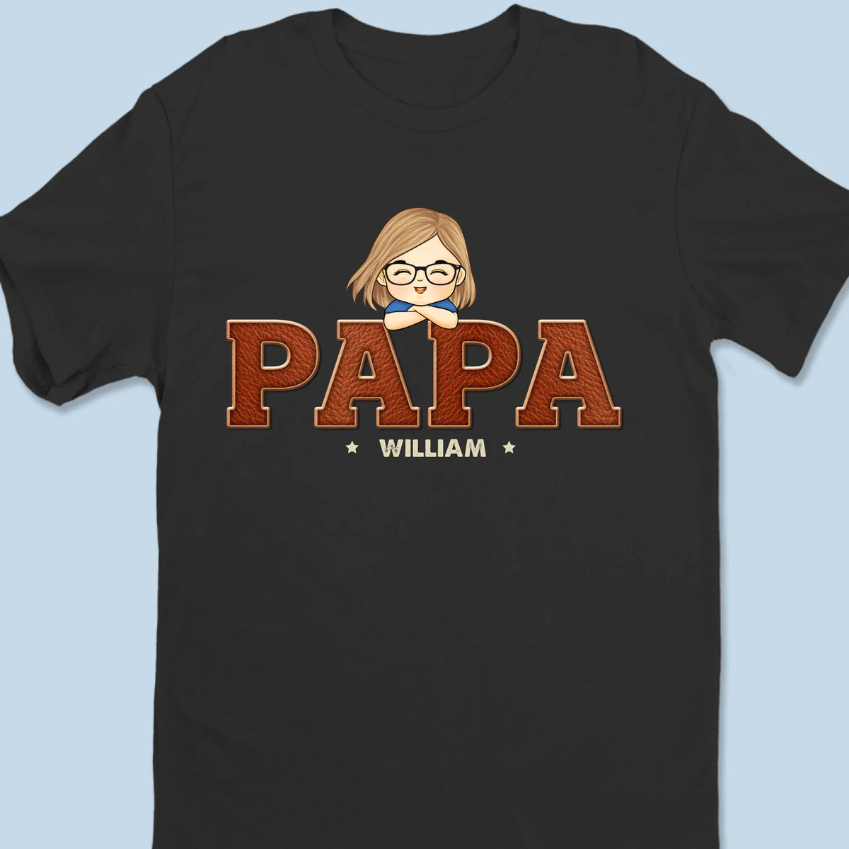 Tu es coincé avec moi, papa - T-shirt unisexe personnalisé pour la famille, T-shirt premium, sweat à capuche - Fête des pères, cadeau pour papa, grand-père